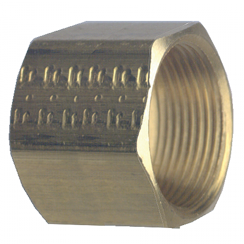 Fairview Compression Cap Nut 1/4;Lead Free Brass LF-61CAP-4 | RogueFuel.ca