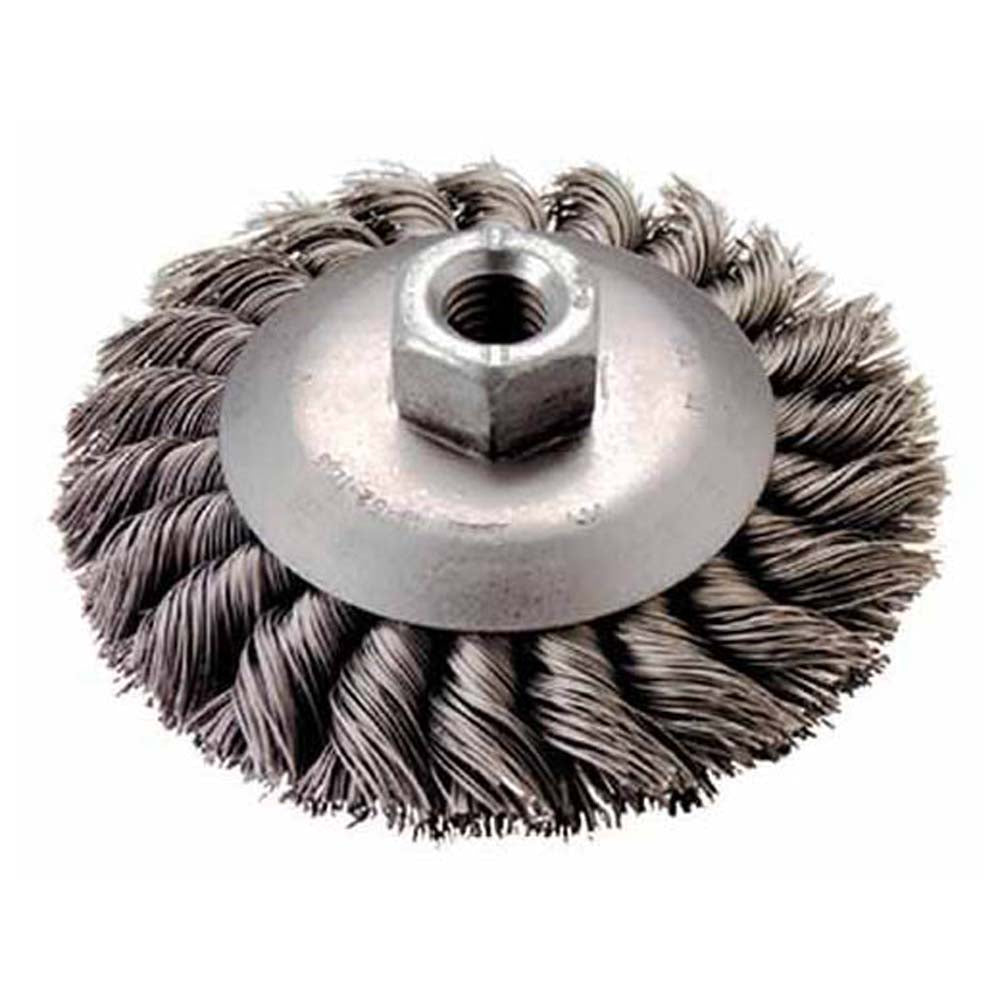 Milwaukee Electric 4"X 5/8"Bevel Knotted Brush Ss - MLW-48-52-1315 | MFVCanada.com