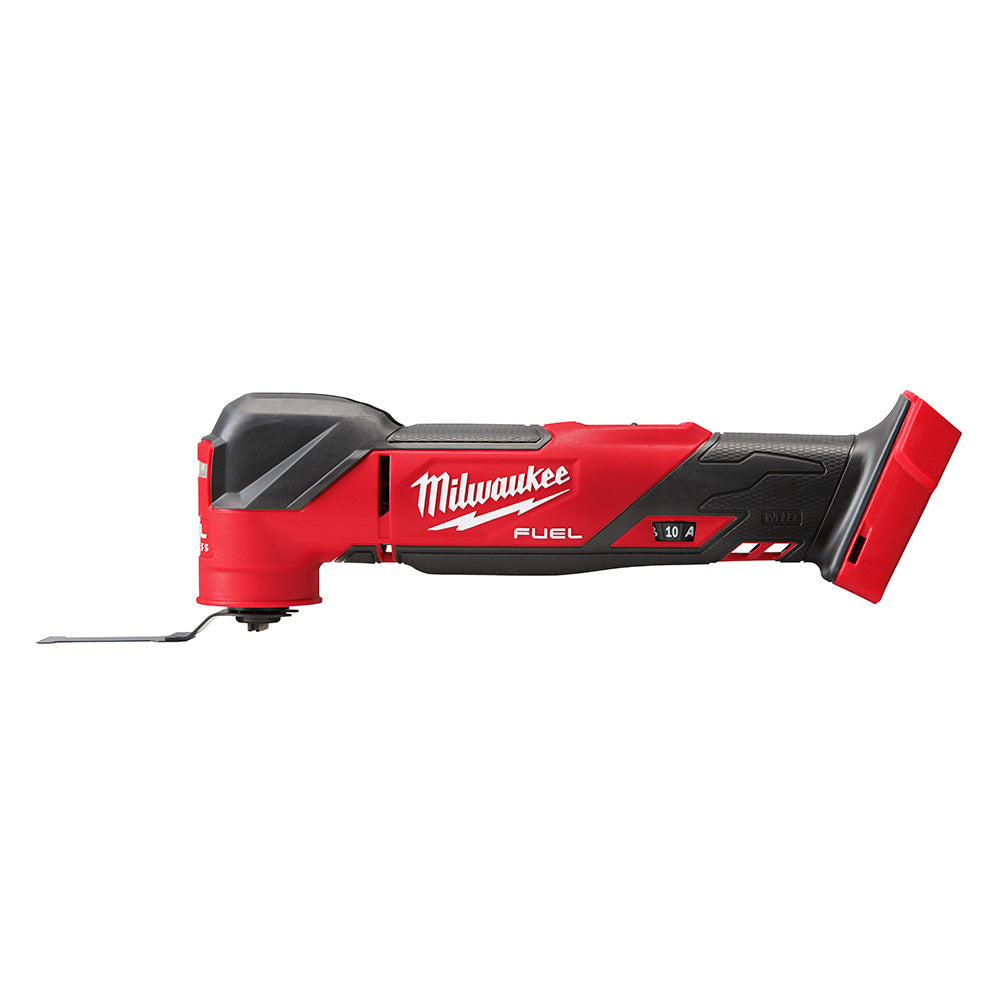 Milwaukee Electric M18 18V Oscillating Multi-Tool W/(1) 1-3/8 Blade + (4) Triangle Sandeepapers In 60/80/120 240 Grit - MLW-2836-20 | MFVCanada.com