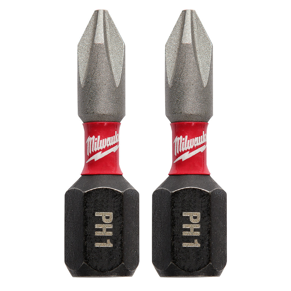 Milwaukee Electric 2Pk 1In Impact Bit Ph1 - MLW-48-32-4411 | MFVCanada.com