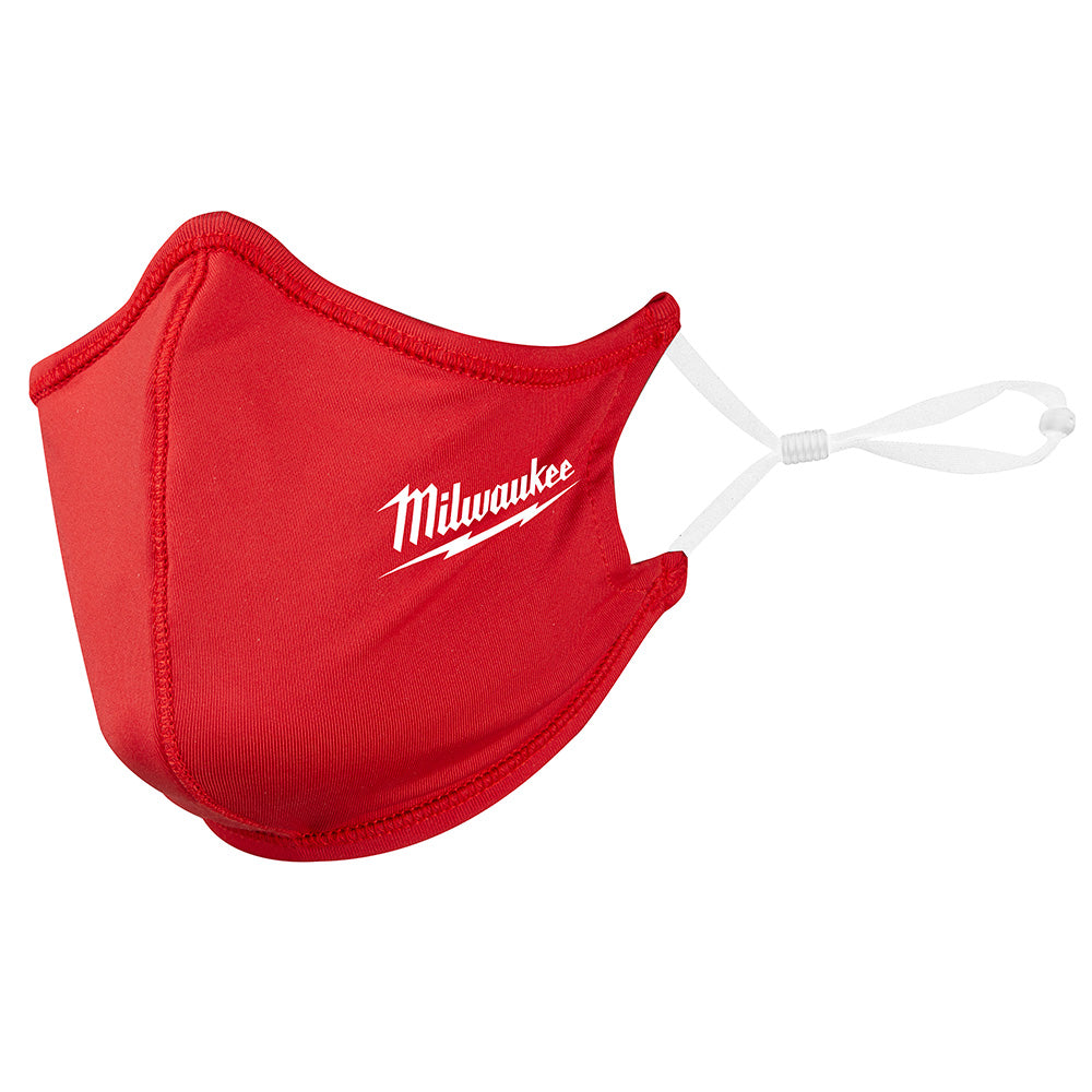 Milwaukee Electric 1Pk 2 Layer Red Face Mask - MLW-48-73-4227 | MFVCanada.com
