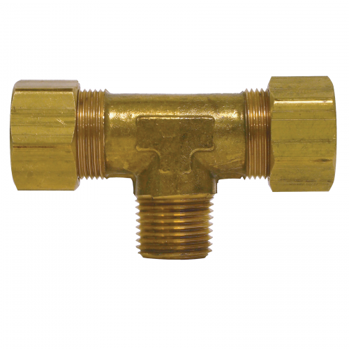 Fairview Brass Comp Tee;1/2x3/8 MPT 72-8C | RogueFuel.ca