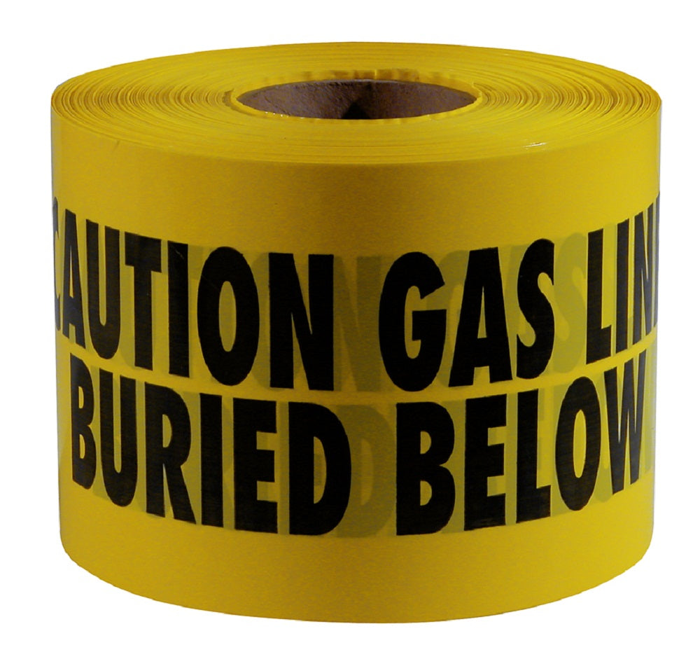 Milwaukee Electric 6X1000 Yellow Gas Line 4Mil Tape 1Rl - MLW-22-214 | MFVCanada.com