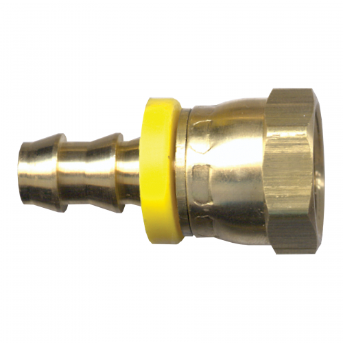 Fairview Grip Hose Barb;3/8x3/8 FSP Ball 731-6C | RogueFuel.ca
