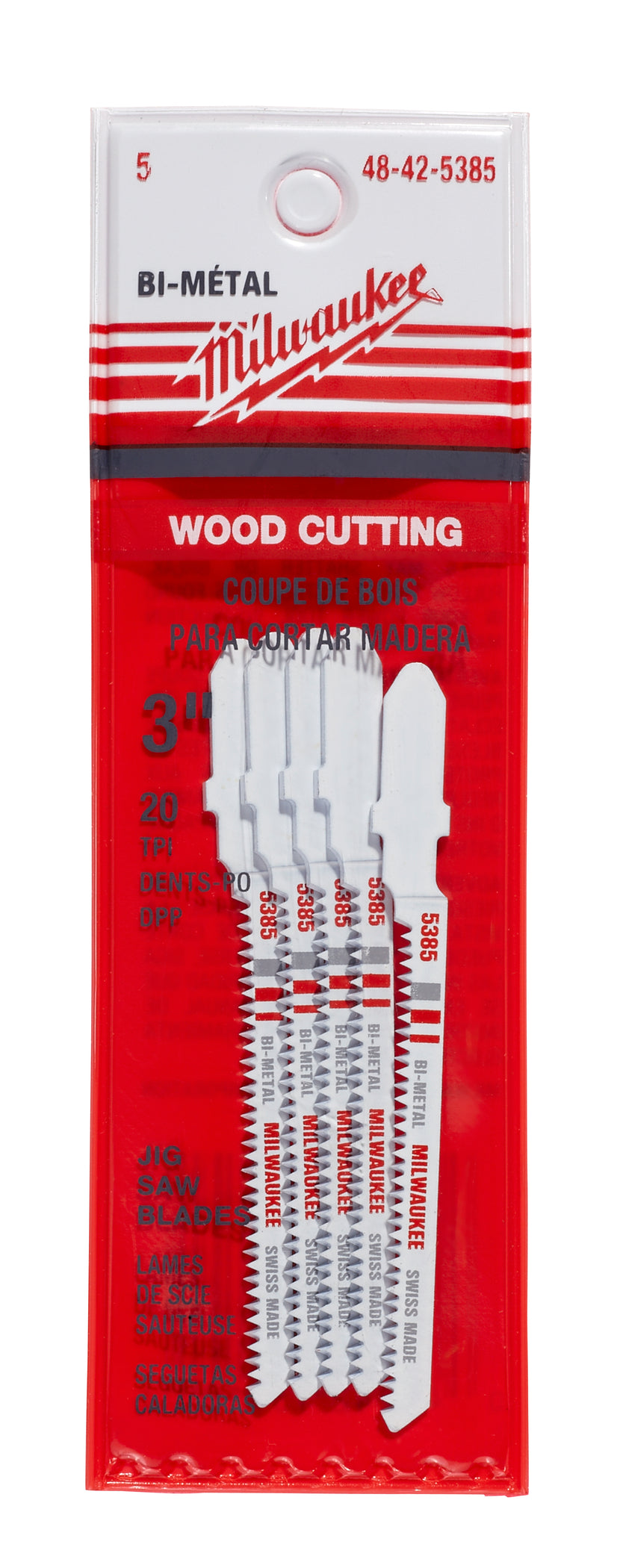 Milwaukee Electric Jig Saw Scroll 20  3L 5Pk - MLW-48-42-5385 | MFVCanada.com