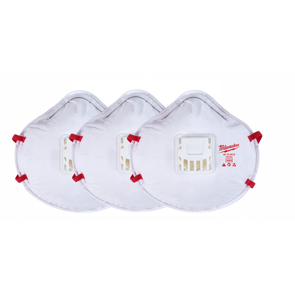 Milwaukee Electric (6) Disposable N95 Respirator 3Pk - MLW-48-73-4012 | MFVCanada.com