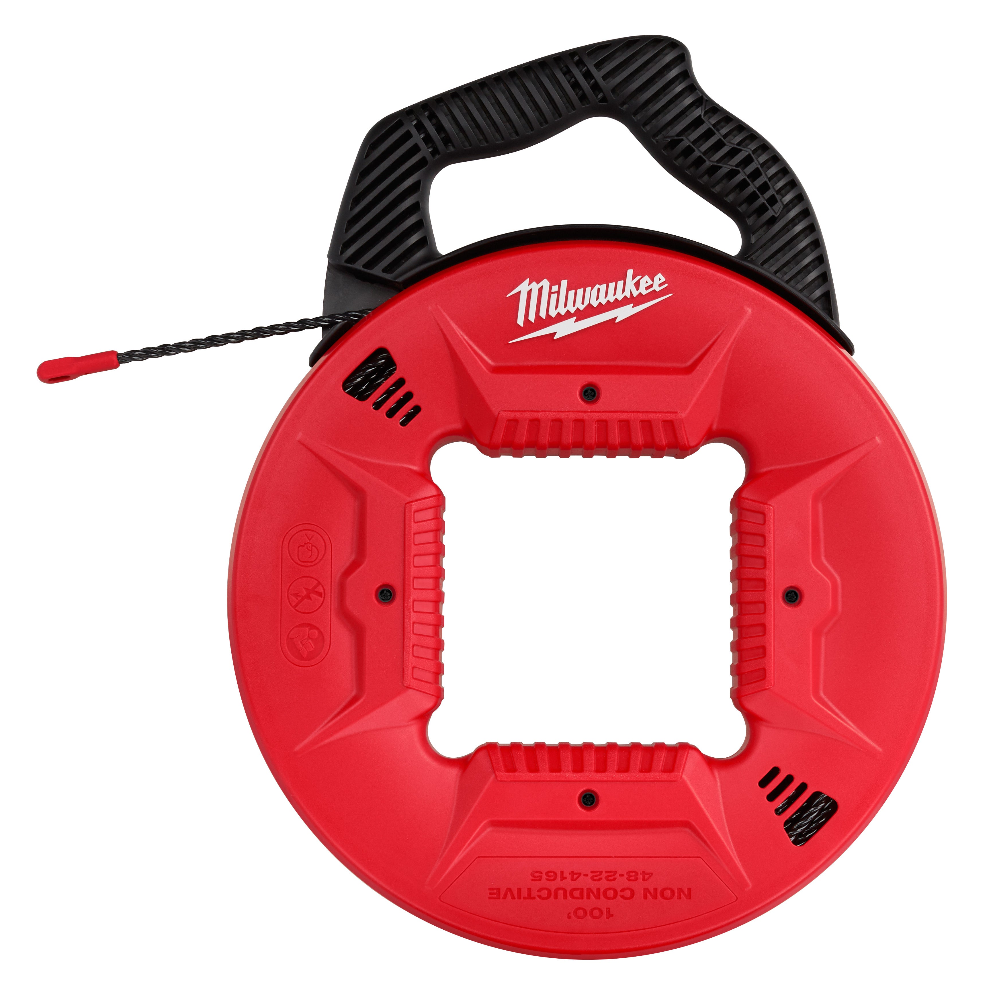 Milwaukee Electric 100' Poly W/ Plastic Tip Fish Tape - MLW-48-22-4165 | MFVCanada.com