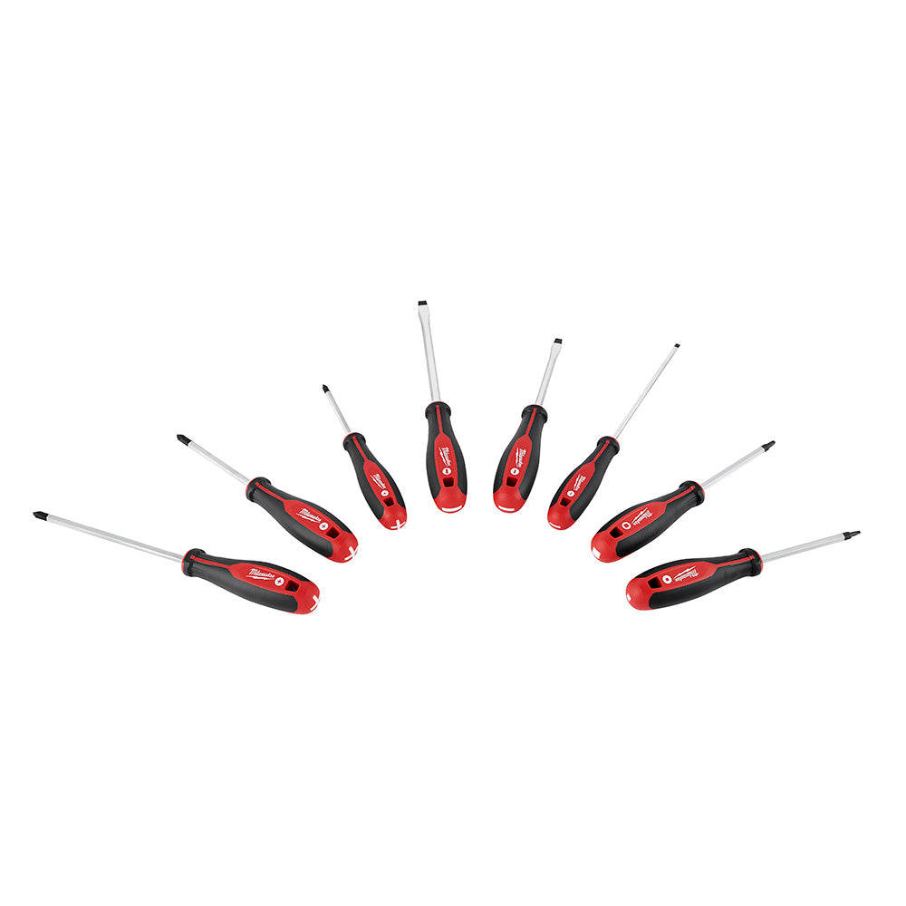 Milwaukee Electric 8-Pc Screwdriver Set W Sq - MLW-48-22-2718 | MFVCanada.com