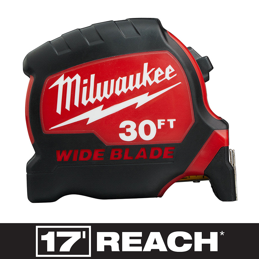 Milwaukee Electric 30Ft Wide Blade Tape Measure 14’ So - MLW-48-22-0230 | MFVCanada.com