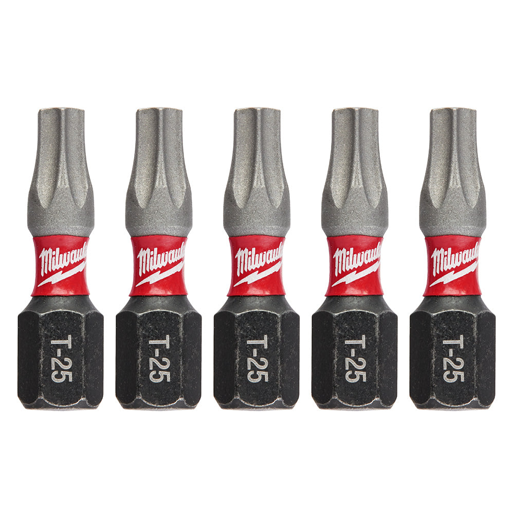 Milwaukee Electric (3) 5Pk Insert Bit T25 - MLW-48-32-4636 | MFVCanada.com