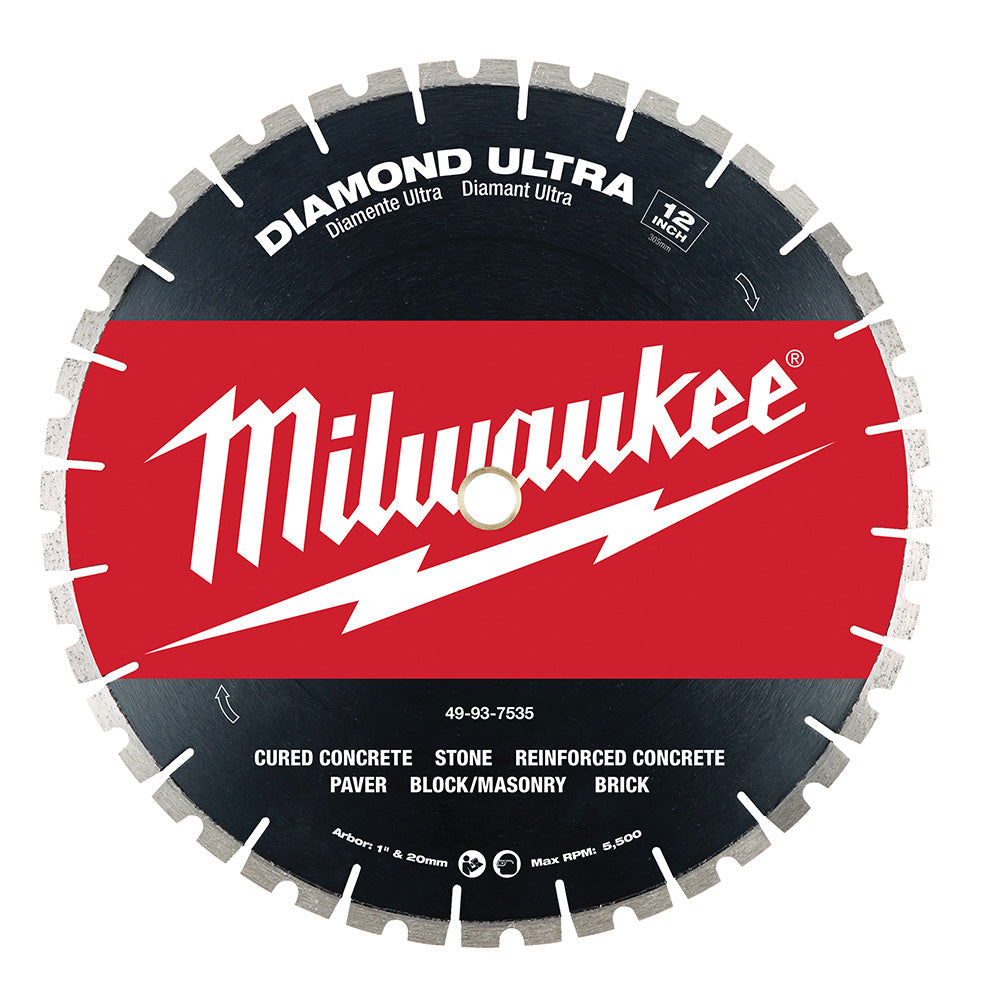 Milwaukee Electric 12" Diam Ultra Segmented - MLW-49-93-7535 | MFVCanada.com