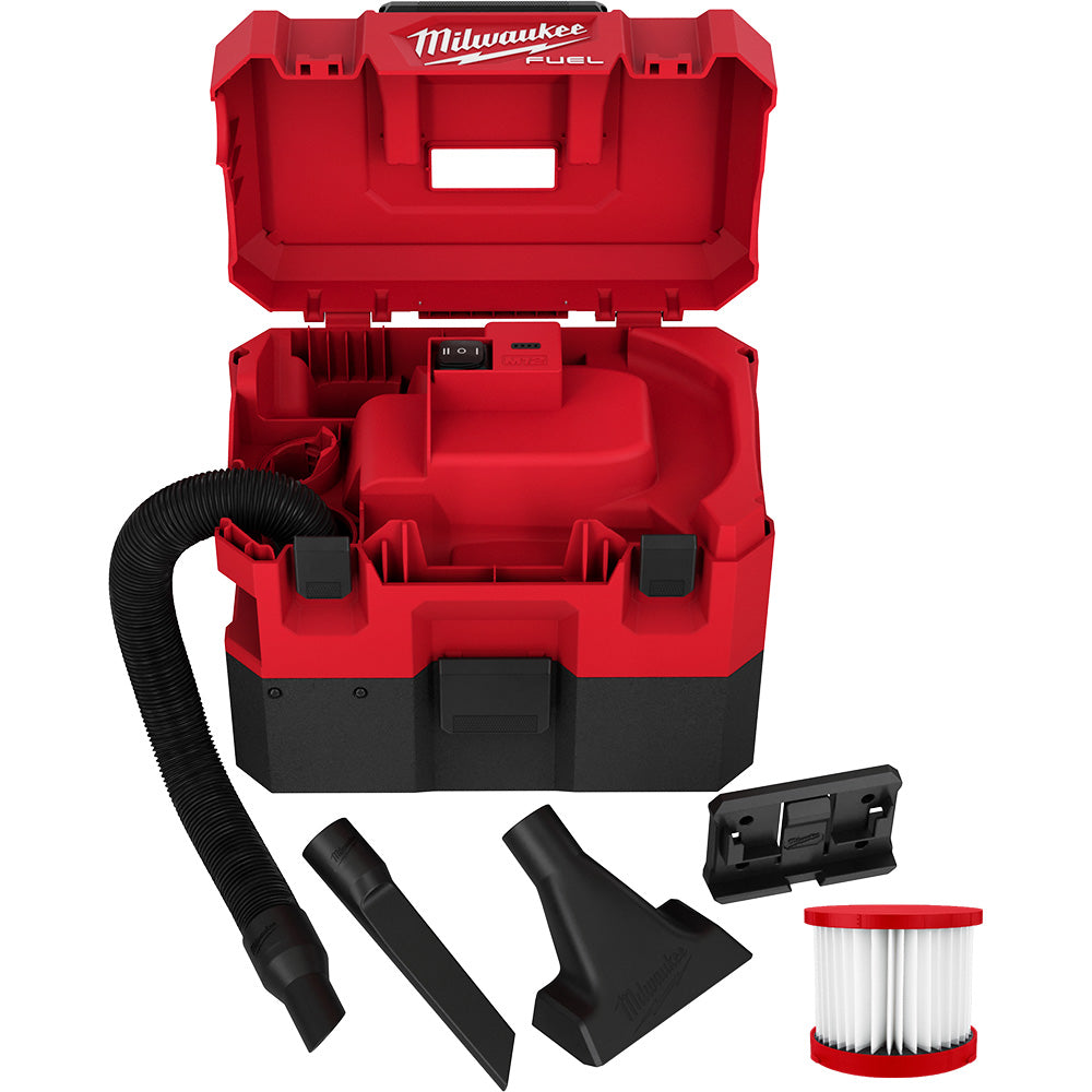 Milwaukee Electric M12 Fuel 1.6 Gallon Wet/Dry Vacuum - MLW-0960-20 | MFVCanada.com