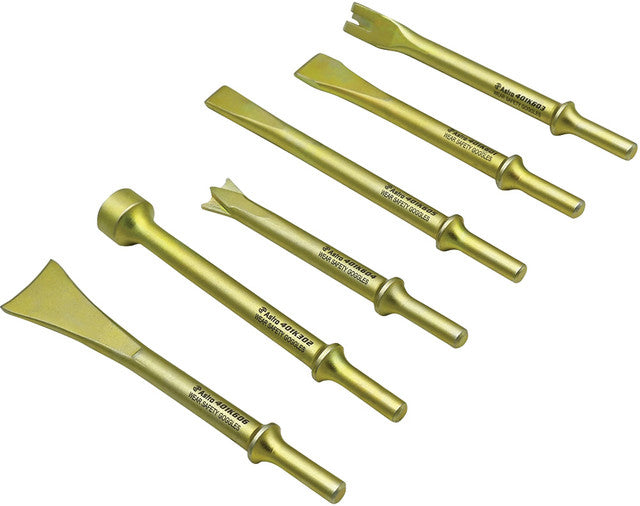 ASTRO PNEUMATIC - 6-Pc .401 Shank Heavy Duty Thor Air Hammer, Chisel & Cutter Bit Set - AST-401K6 | MFVCanada.com