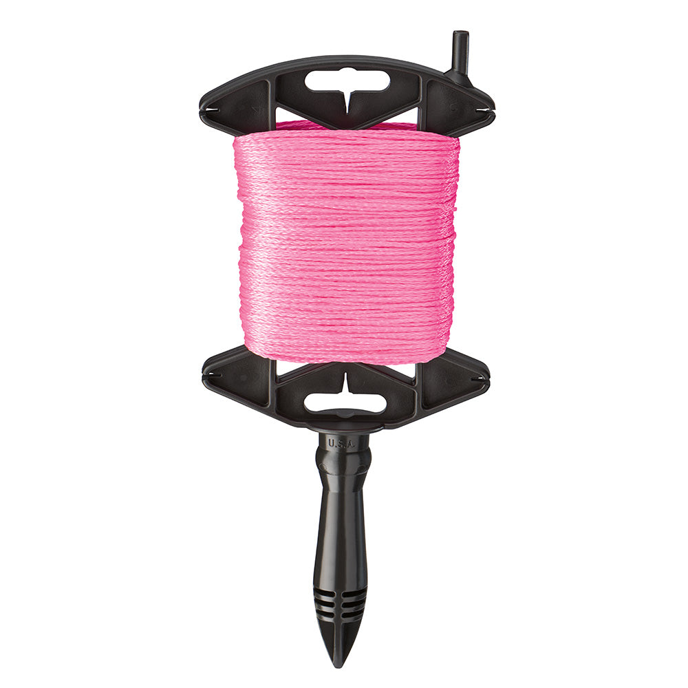 Milwaukee Electric 500' Pink Braided Line W/Reel - MLW-39-500P | MFVCanada.com