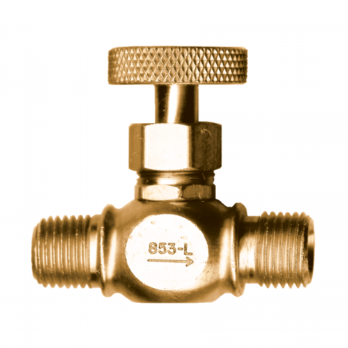 Fairview CSA Needle Valve;9/16-18LHx1/4 MPT 853-L | RogueFuel.ca