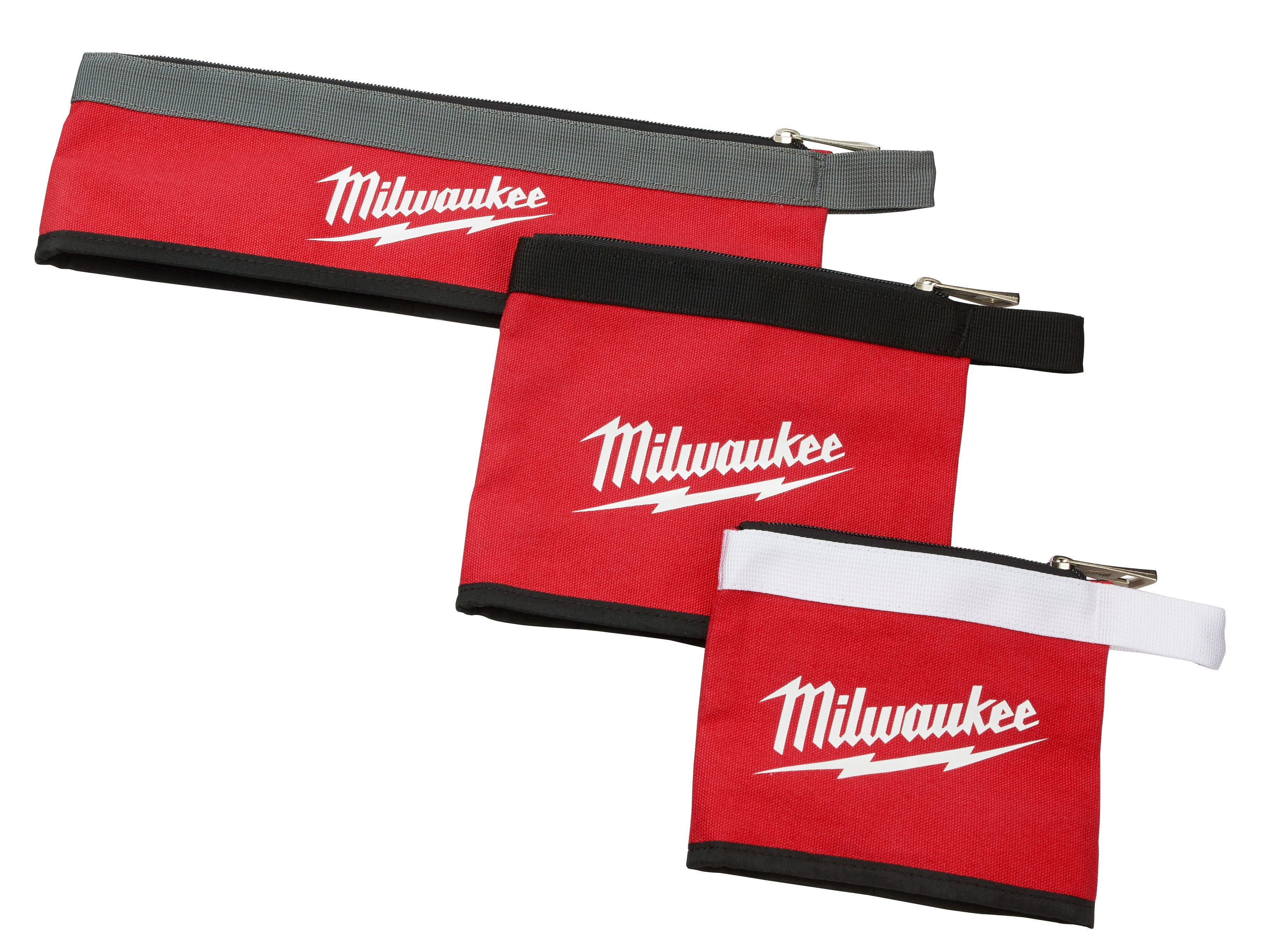 Milwaukee Electric 3Pc Multi-Size Zipper Pouch - MLW-48-22-8183 | MFVCanada.com