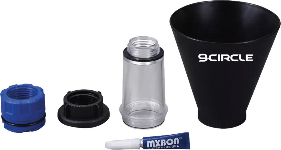 9 Circle Oil Funnel For Mercedes-Benz & Bmw, Incl. 2 Interchangeable Adapters - 9CL-62731 | MFVCanada.com