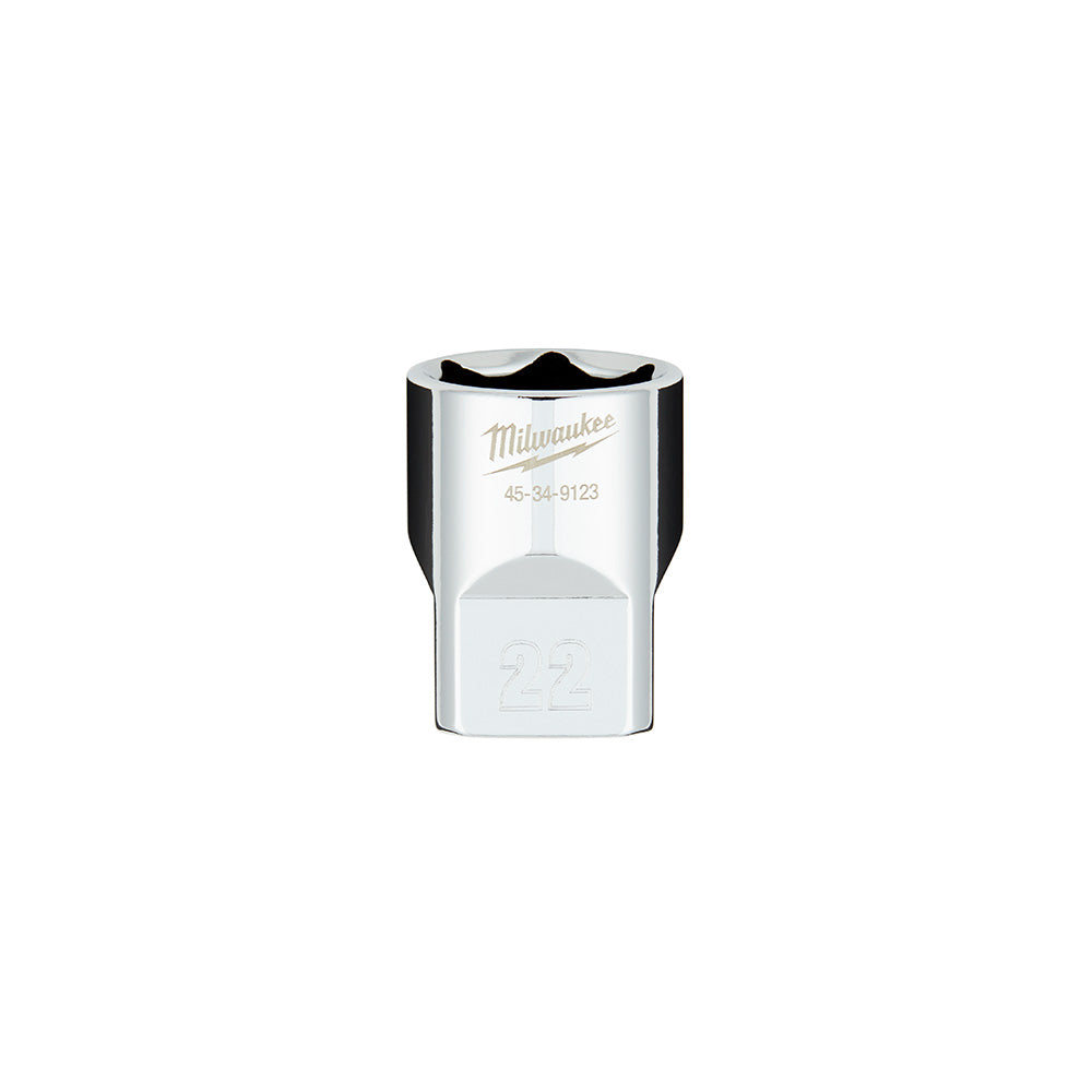Milwaukee Electric 1/2" Drive 22Mm Socket - MLW-45-34-9123 | MFVCanada.com