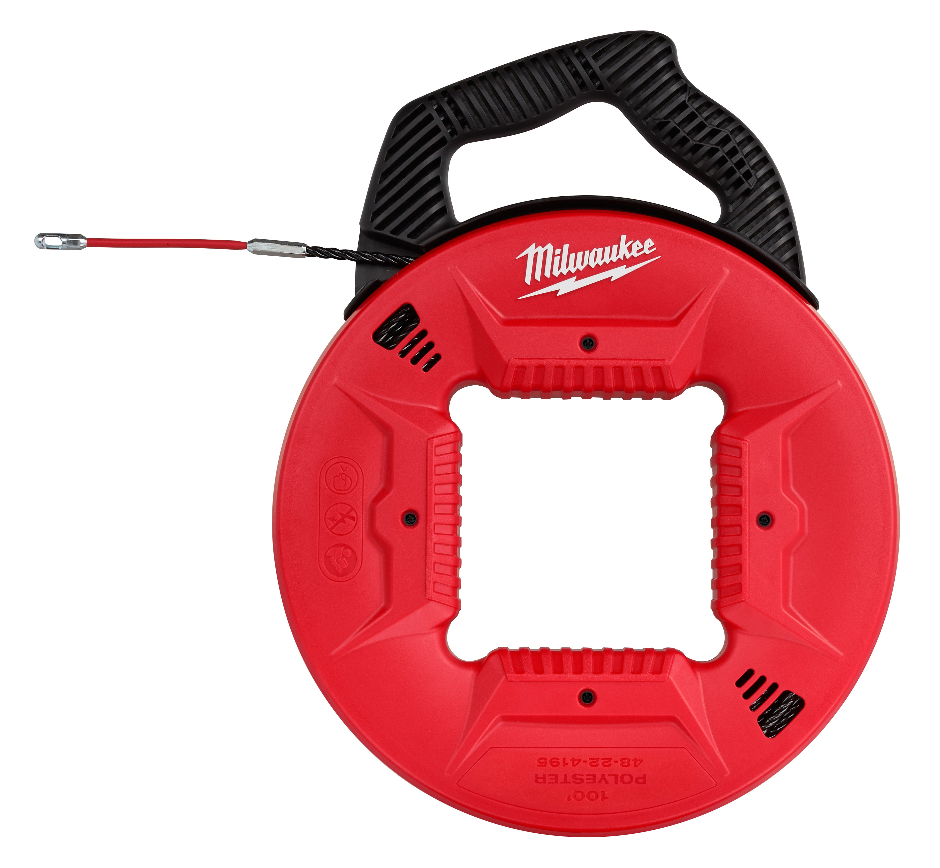 Milwaukee Electric 100' Poly W/ Flex Leader Fish Tape - MLW-48-22-4195 | MFVCanada.com