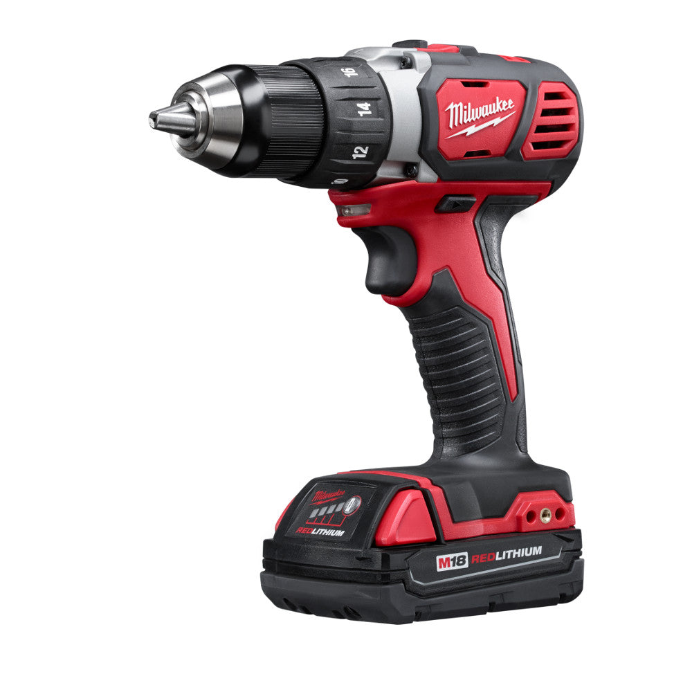 Milwaukee Electric M18 1/2"Driver/Dr Cp Kit 1 Bat - MLW-2606-21CT | MFVCanada.com