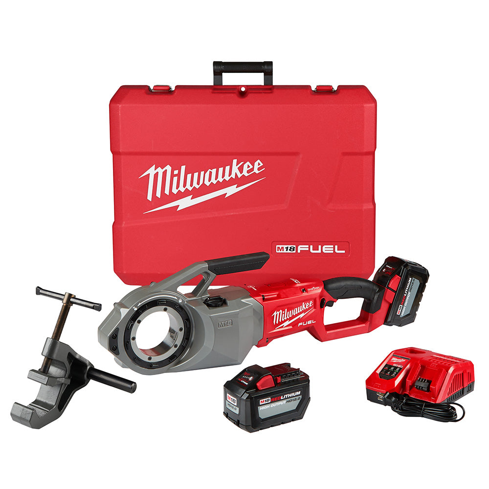 Milwaukee Electric M18 Fuel 18V 2" Pipe Threader With One-Key Kit, (2) Hd12.0 Batteries, (1) Charger - MLW-2874-22HD | MFVCanada.com