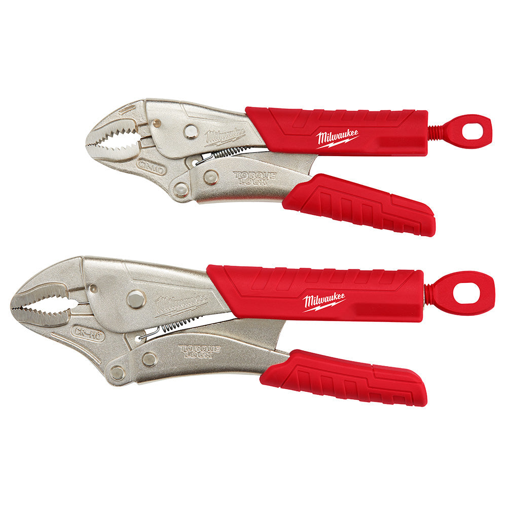 Milwaukee Electric 2Pc Pro Locking Pliers Set - MLW-48-22-3402 | MFVCanada.com