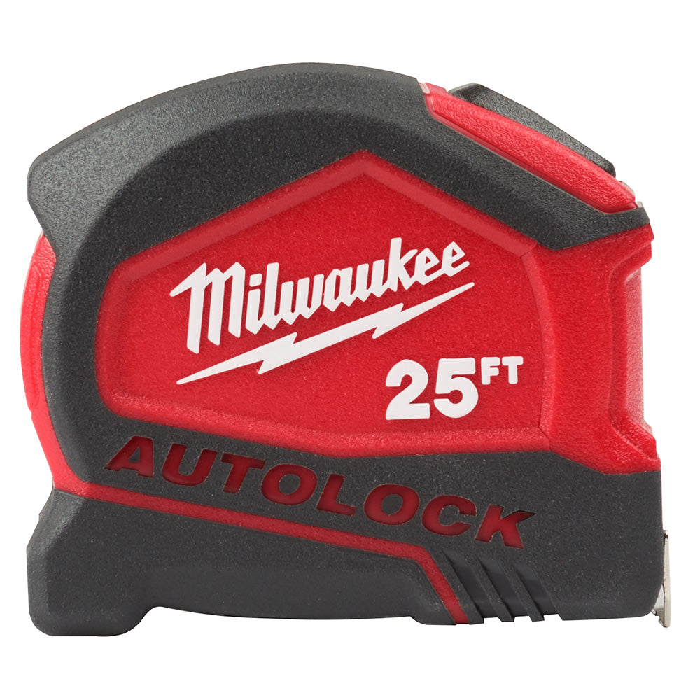 Milwaukee Electric 25' Compact Auto Lock Measuring Tape - MLW-48-22-6825 | MFVCanada.com