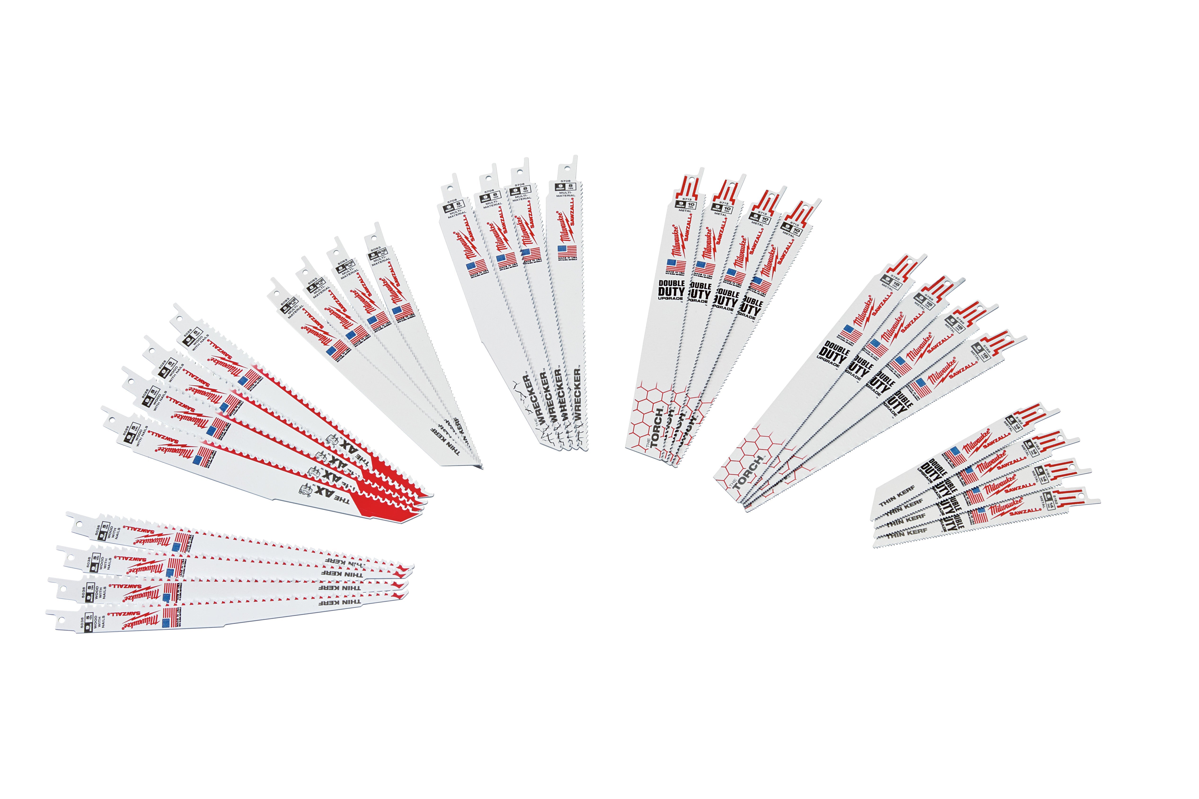 Milwaukee Electric Mega Sawzall Blade Kit - MLW-49-22-1132 | MFVCanada.com