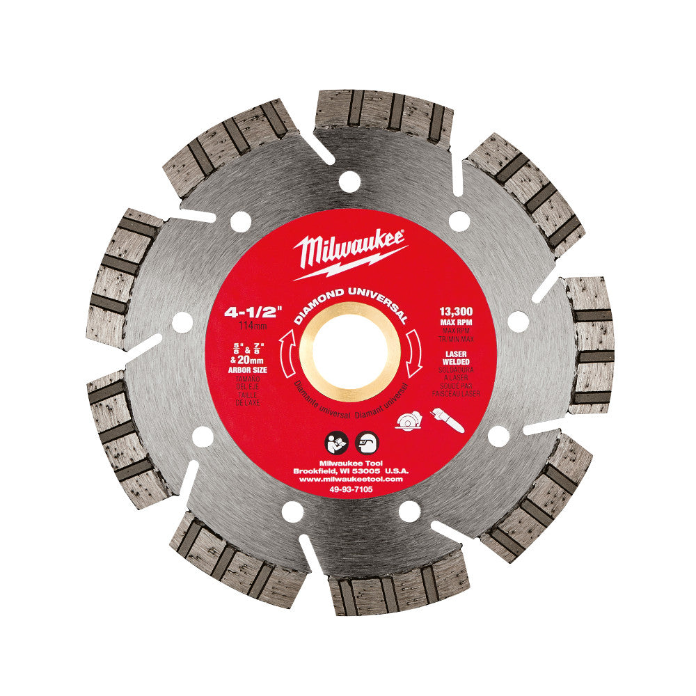 Milwaukee Electric 4-1/2" Multi App Segmen-Turbo - MLW-49-93-7105 | MFVCanada.com