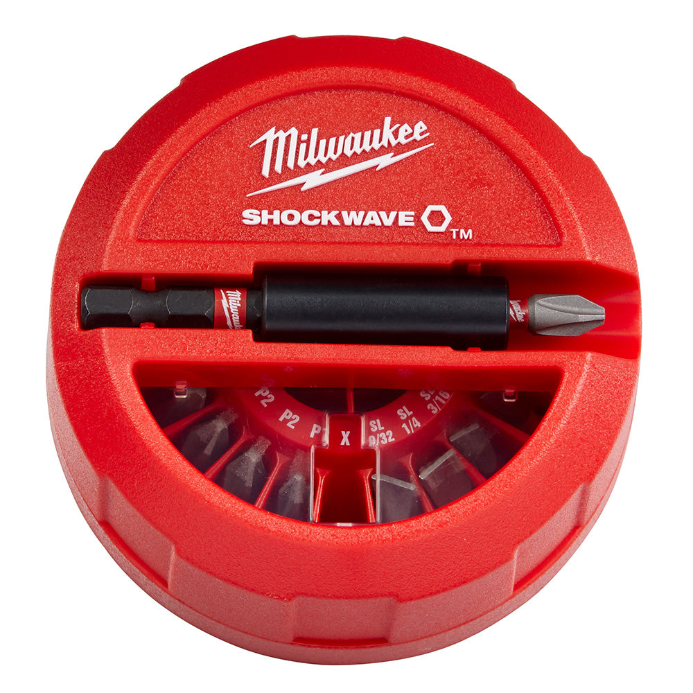 Milwaukee Electric (10) 22Pc Shockwave Puck Pdq Box - MLW-48-32-4012 | MFVCanada.com