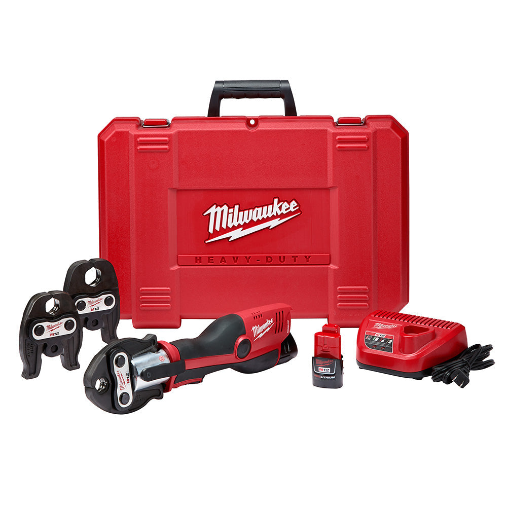 Milwaukee Electric M12 Press Tool Kit - MLW-2473-22 | MFVCanada.com