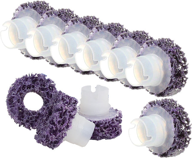 Scotch-Brite™ Roloc™ Brake Hub Cleaning Discs, Purple, 1.5" X 5/8" Center Hole, Box Of 10 - 3MM-21713 | MFVCanada.com