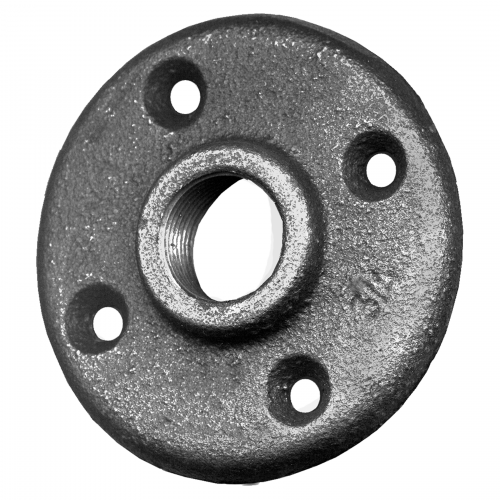 Fairview Black Iron Floor Flange;3/4FPT BI-114-E | RogueFuel.ca