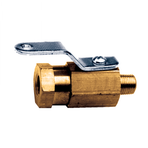 Fairview Mini Ball Valve;1/8FPTx1/8MPT BV3120-A | RogueFuel.ca