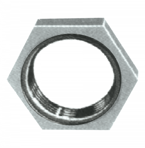 Fairview Galvanized Iron Locknut;1/2FPT GI-111-D | RogueFuel.ca