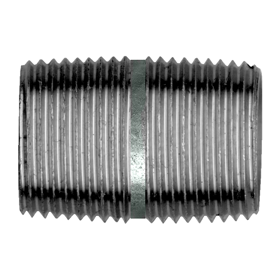 Fairview Galvanized Iron Nipple;3/4MPT GI-112-E | RogueFuel.ca