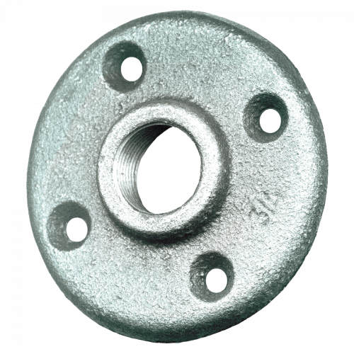 Fairview Galvanized Iron Flr Flange;1/2FPT GI-114-D | RogueFuel.ca