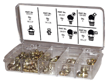 Fairview Grease Nipple Kit;100pc;Metric GNM-100-KIT | RogueFuel.ca