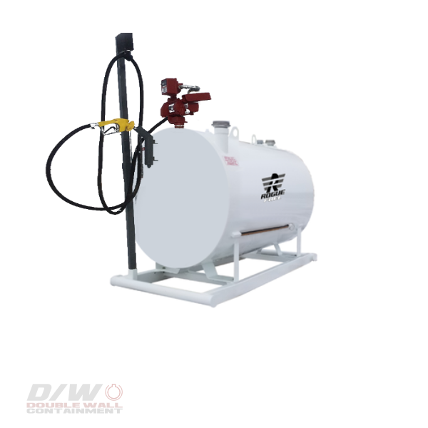 2,300 Litre/ 500 Gallon Double Wall Utility Fuel Tank Complete Package RogueFuel.ca | Munro Industries Sturgeon County, Alberta, Canada T8R 2B5