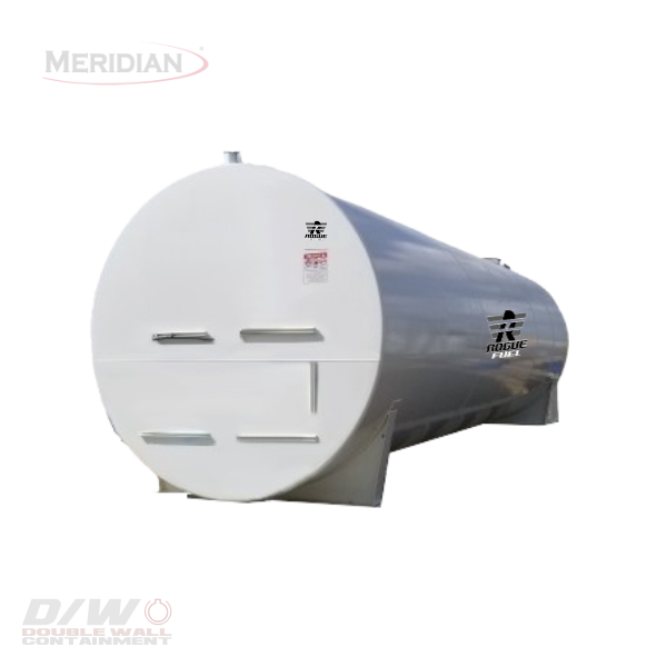 Meridian 75,000 Litre/ 16,498 Gallon Double Wall Fuel Tank, Fully Welded Saddle - 64076 | RogueFuel.ca | Munro Industries