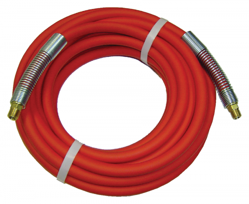 Fairview 3/8ID Select PVC Assy;Red;3/8MPTx50ftw/ SGuard PAR6RED-50C-SG | RogueFuel.ca