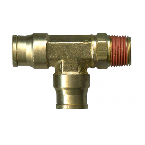 Fairview Push-Connect Tee;1/4x1/8MPTx1/4 PC71SW-4A | RogueFuel.ca