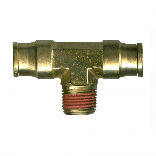 Fairview Push-Connect Tee;3/8x1/4MPT PC72-6B | RogueFuel.ca