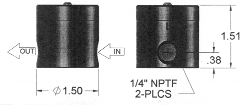 Fairview Pressure Protection Valve;1/4FPT PPV90PC-60/65-6C | RogueFuel.ca