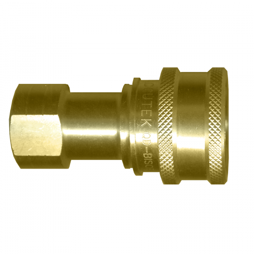 Fairview ISO B Brass Coupler;1x1FPT QD-BISOBC16-16F | RogueFuel.ca