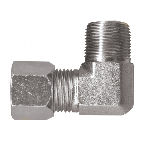 Fairview Steel Flareless 90Elbow;1/2x1/2 MPT S6769-8D | RogueFuel.ca