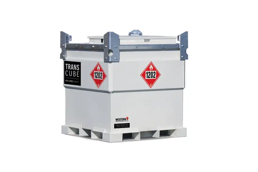 Transcube 132 US gal, (500 L) Portable Fuel Tank 05TCG Model#: WG-05TCG(G)W-NA | MFVCanada.com | Munro Industries Sturgeon County, Alberta