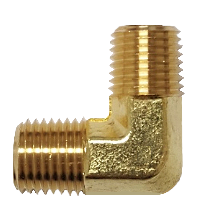 Fairview Brass 90 Elbow;1/4 MPT 99-B | RogueFuel.ca