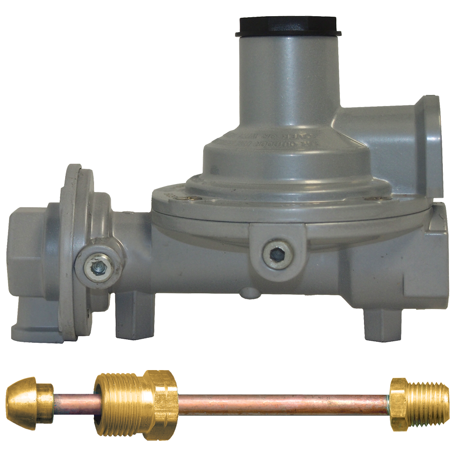 Fairview GR-968C Cmpct LPG 2-Stg Regulator W/CP-2412 GR-968C-2412 | RogueFuel.ca