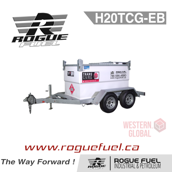 Western Global Transcube Mobile Refueler Tank & Highway Trailer Kit (H20TCG-EB) | MFVCanada.com | Munro Industries